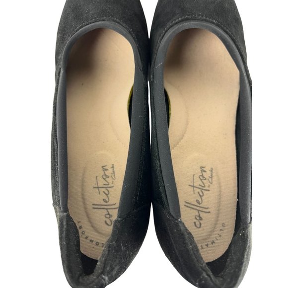 Clark's Chartli Fame Suede Ultimate Comfort Collection Slip On Shoes, Women's 7M - Picture 6 of 9